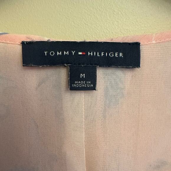 Tommy Hilfiger Blue and Pink Floral Blouse - Picture 2 of 5